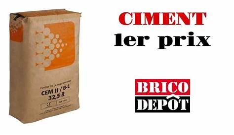 Prix Ciment Blanc Brico Depot MORTIER COLLE INTERIEUR 1ER PRIX BétonsMortier