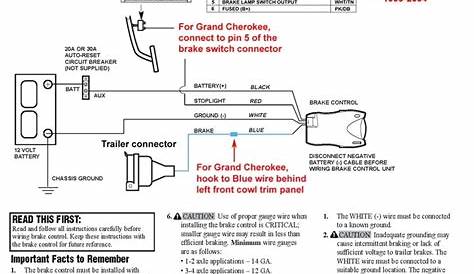 Prodigy Brake Controller Wiring Schematic