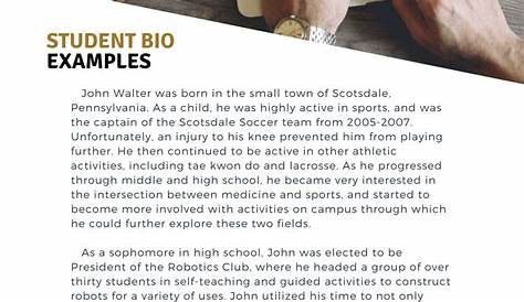 23+ Biography Template For Students | DocTemplates