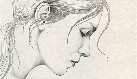 Female Face Drawing Outline | Free download on ClipArtMag