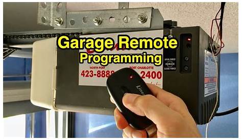 Programming Your Garage Door Remote