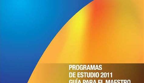 Programa De Estudios 2011 Primer Grado Primaria - Riset