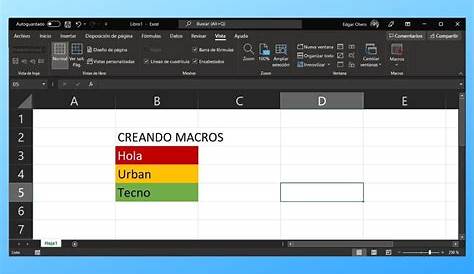 Crear una macro - Excel Total
