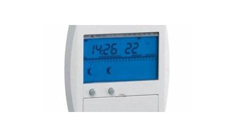 Programmateur Chauffage Hager Mode Demploi Kit Thermostat D Ambiance Programmable Ek560 Recepteur