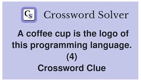 Programming Language With A Coffee Cup Logo Crossword Clue