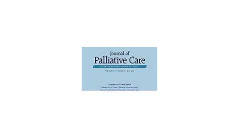 Palliative Care Latest Journals The Rotherham NHS Foundation Trust