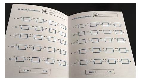 Progression calcul mental "maths au CE1 et CE2"