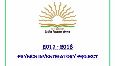 class 11 Physics investigatory project(cbse)