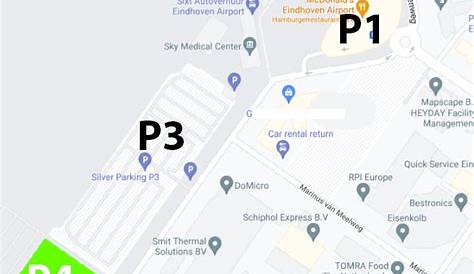P4 Eindhoven Airport | Officiële Parkeerplaats | Loopafstand