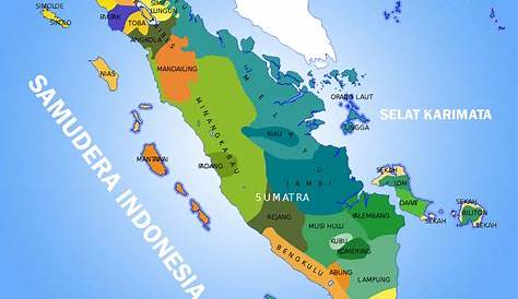 South Sumatera Map - Peta Sumatera Selatan