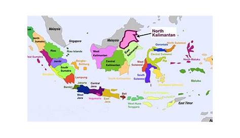 Provinsi di Indonesia beserta Ibukota, Luas Wilayah dan Tanggal berdirinya