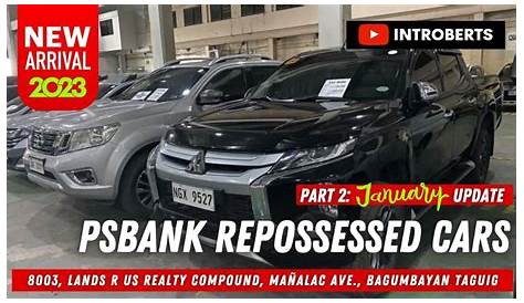 PSBank Repossessed Cars for Sale Philippines (Northern Luzon – Pampanga