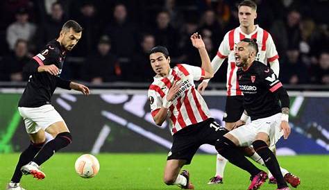 SEVILLA - Johan Bakayoko of PSV Eindhoven, Sergino Dest of PSV... News
