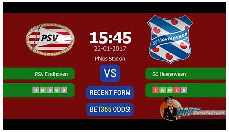 PSV Eindhoven vs Heerenveen Prediction, Odds & Betting Tips | 07.12.