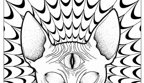 Psychedelic Coloring Pages Print at GetDrawings | Free download