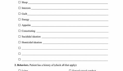 Initial psychiatric assessment template pdf Fill out & sign online