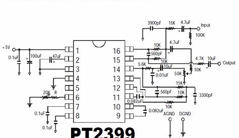 Pt2399 Echo Circuit Diagram
