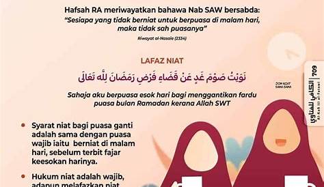 Niat Puasa Ganti Bulan Ramadhan - Homecare24