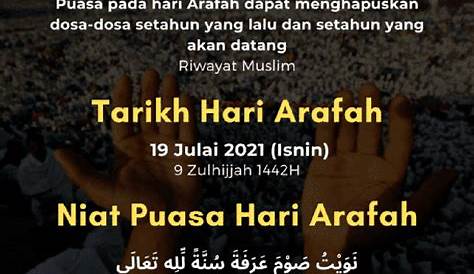 Jom Puasa Sunat Hari Arafah - MaisarahSidi.com