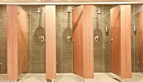 Public shower room stock photo. Image of water, interior - 91326378
