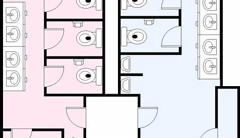 18 Best Public Restroom Floor Plan