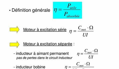 Energie et puissance