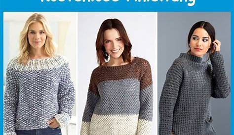 Kostenlose Anleitung für einen Pullover - #stricken #handarbeit #diy