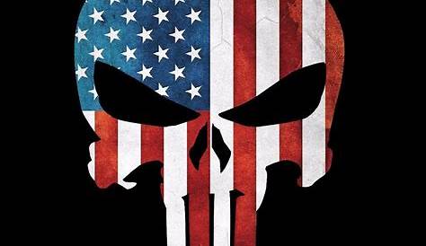 [48+] American Flag Punisher Skull Wallpaper | WallpaperSafari.com