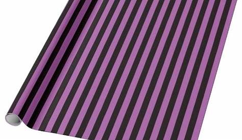 Sleek Black With Purple Wrapping Paper - black and white gifts unique