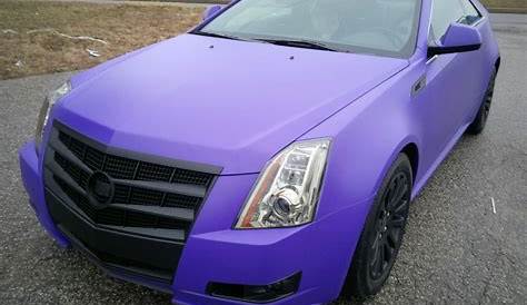 Purple Cadillac Cts