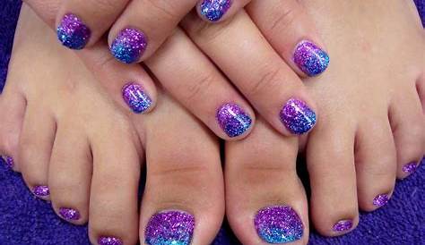 Purple Glitter Toe Nails Pinterest Thatd0llbri Nail Designs Nail