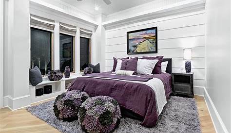 Purple Gray Bedroom Decorating Ideas