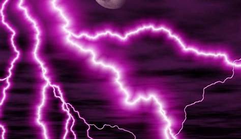 purple lightning | Crazy Lightning Storm, city, lightning, night