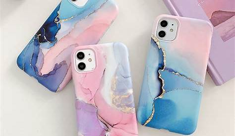 Purple Marble Iphone Case