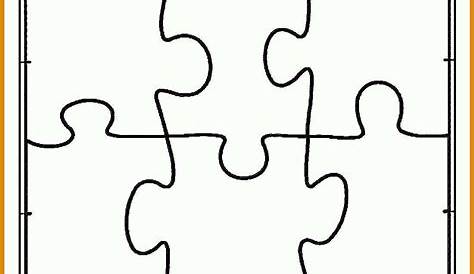 Blanko Puzzleteile, 10 Stück - Puzzle-Net