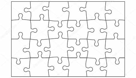 Puzzle Vorlage A4