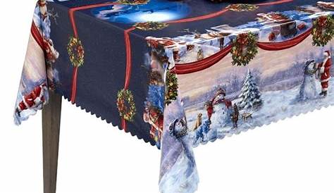 Pvc Christmas Tablecloth