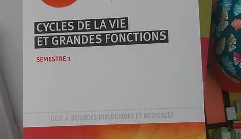 Etudiant infirmier - cours IFSI - UE 2.2.S1 - Cycles de la vie et