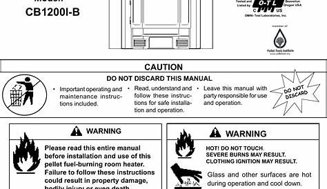 Quadra Fire 1200 Manual
