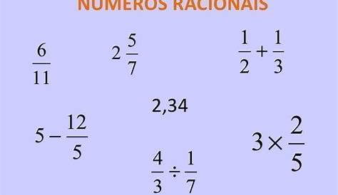 O que são Números Racionais? Exercícios e exemplos - Toda Matéria