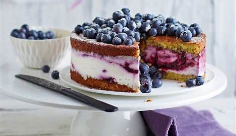 Quark-Sahne-Blaubeer-Torte Rezept - [ESSEN UND TRINKEN]