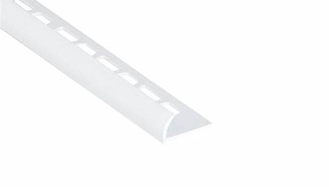 Quart De Rond Pvc Blanc 10mm DURAL Profilé Fermé Pour Revêtement PVC