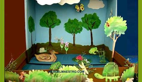 Cómo hacer un diorama para Primaria - Web del maestro | Diorama kids