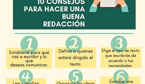 Tips para una buena redacción. Spanish Class, Study Tips, Letters