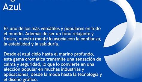 Significado del color Azul Qué significa y Representa