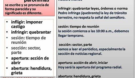 NUEVAS HABILIDADES COMUNICATIVAS: PALABRAS PARÓNIMAS