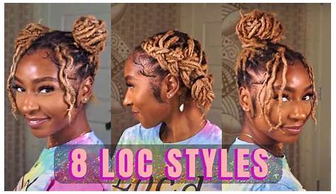 Quick And Easy Loc Styles 8 QUICK EASY For MOST Hair Lengths!