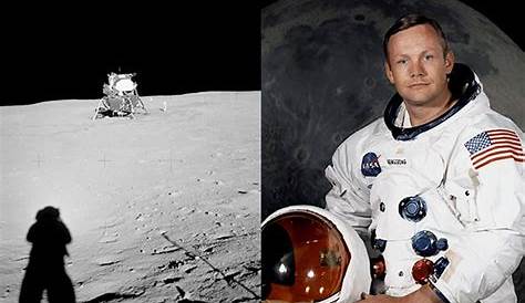 El primer hombre en pisar la luna