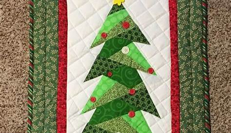 Very Merry Christmas Trees Quilt Pattern Wall Quilt Etsy