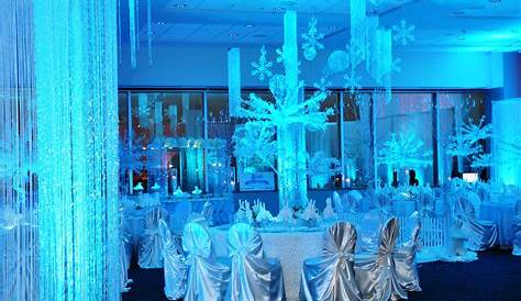 Quinceanera Winter Wonderland Theme Decorations